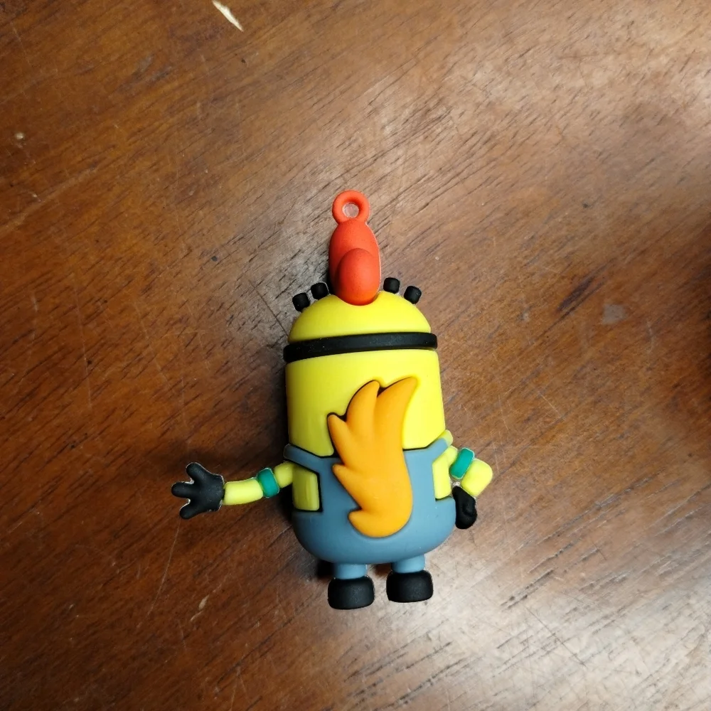 New Rooster Chicken Minion Figure Keychain
